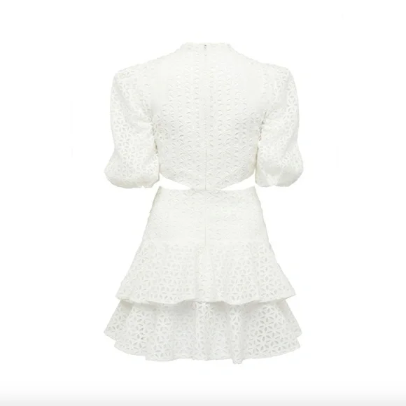 New Anthropologie BHLDN Thurley Wedding Dress Lace CutOut